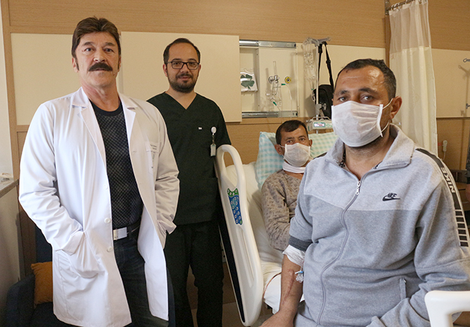 Yeni yıla kardeşinin böbreği ile girdi