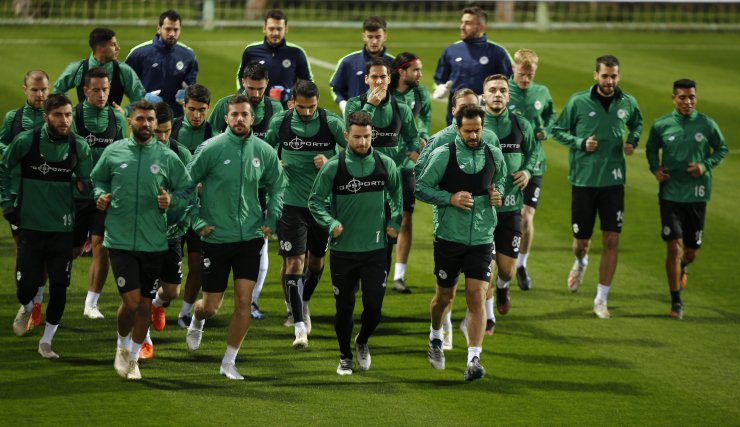 Konyaspor ikinci yarı hazırlıklarına başladı