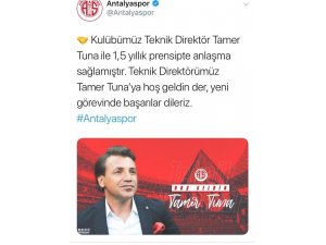 Antalyaspor, Tamer Tunay’ı duyurdu
