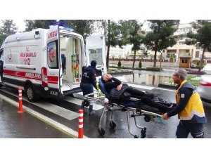 Amca yeğen kavgasında kan aktı: 1 yaralı