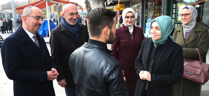 AK Parti'den esnaf ziyareti