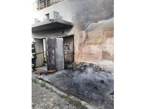 Kuşadası’nda kız öğrenci yurdunda çıkan yangın korkuttu