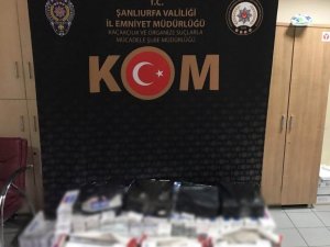 Çeyiz eşyaları arasına gizlenmiş kaçak sigaralar ele geçirildi