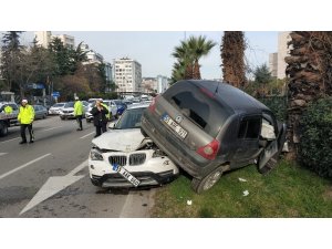 Samsun’da cip ile otomobil çarpıştı: 1 yaralı