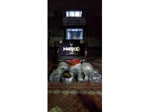 Batman’da 110 kilogram esrar ele geçirildi