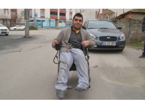 Çalınan akülü engelli aracı bulundu