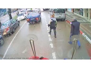 Dikkatsiz sürücü kazaya yol açtı