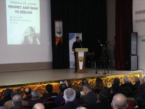 "Kudüs şairi" Mehmet Akif İnan, memleketi Şanlıurfa'da anıldı