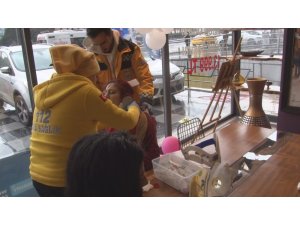 E-5 üzerinde benzini biten araç kazaya sebep oldu