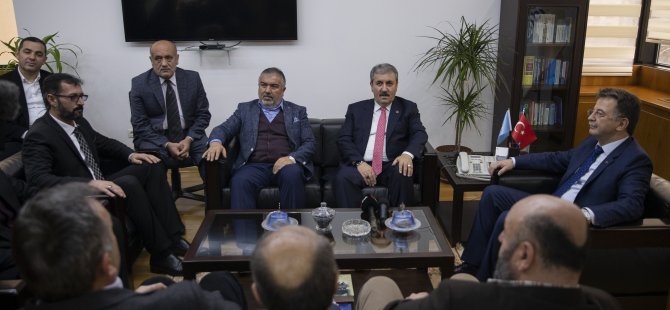 BBP Genel Başkanı Destici'den TES-İŞ'e ziyaret: