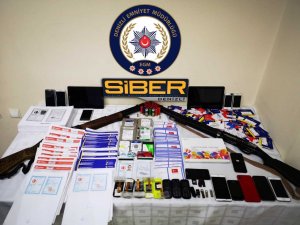 Denizli'de sahte satılık ilanlarıyla dolandırıcılık yaptığı öne sürülen şebekeye operasyon