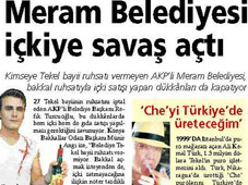 Konya'da içkiyle kimse savaşmıyor!