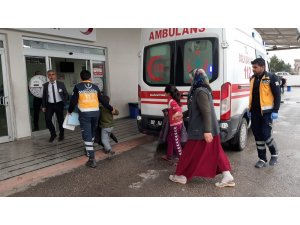 Karbonmonoksit gazından etkilenen 4 kişi hastaneye kaldırıldı