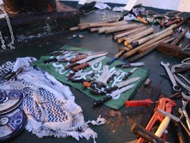 İşte Mavi Marmara'nın taşıdığı silahlar!