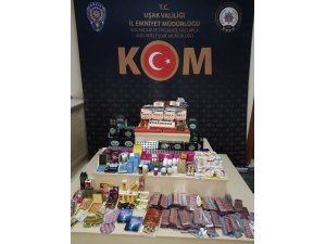 Uşak’ta 4 bin 951 parça cinsel içerikli ürün ele geçirildi