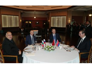 Erdoğan, misafir ülkelerin liderleriyle yemekte buluştu