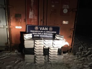 Van’da bir haftada 27 bin 650 paket kaçak sigara ele geçirildi