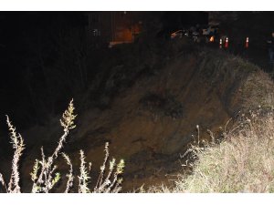 Zonguldak'ta heyelan sonrası hasar tespit çalışmalarına başlandı