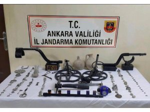 Çayırhan’da tarihi eser kaçakçılığı