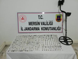 Mersin'de 746 parça tarihi eser ele geçirildi, bir şüpheli yakalandı