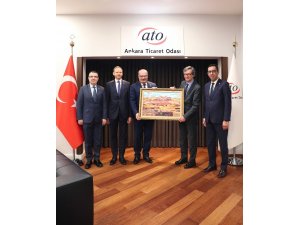 Avusturya Büyükelçisi Wimmer’dan ATO Başkanı Baran’a ziyaret