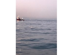 Tanker ile balıkçı teknesinin çarpışmasının hemen ardından çekilen görüntü ortaya çıktı