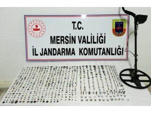 Mersin’de tarihi eser operasyonu