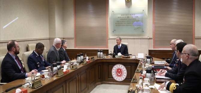 Bakan Akar, Satterfield ve Jeffrey’i kabul etti