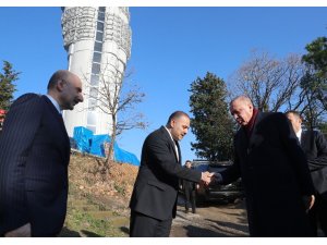 Cumhurbaşkanı Erdoğan Çamlıca Kulesi’nde incelemelerde bulundu
