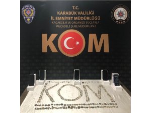 Karabük’te 558 adet tarihi eser ele geçirildi