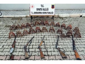 Isparta’da 6 kaçak avcıya 40 bin lira para cezası