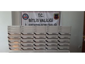 Bitlis’te 2 bin 830 paket kaçak sigara ele geçirildi