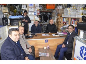 ATSO Başkanı Göktaş üyelerle değerlendirme görüşmeleri yapıyor