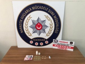 Tekirdağ’da uyuşturucu operasyonunda 2 kişi yakalandı