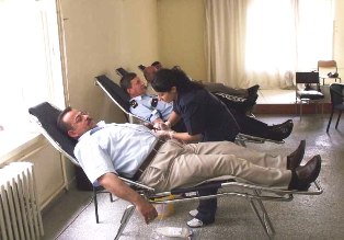 Kadınhanı kan bağışına ilgi gösterdi