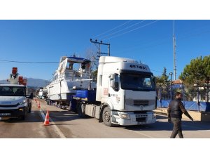 Gemlik körfezinde tekne operasyonu