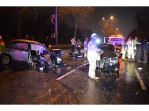 Sarıyer’de ters yönde giden alkollü sürücü ortalığı savaş alanına kattı