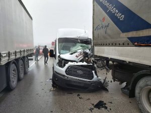 Amasya’da zincirleme trafik kazası: 7 yaralı