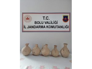 Bolu’da Roma dönemine ait 5 tarihi küp yakalandı: 1 gözaltı