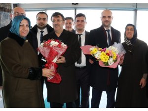 AK Parti ilçe başkanlarına coşkulu karşılama