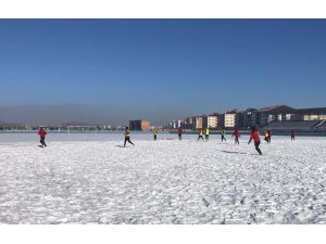 Kars 36 Spor Yakudiye Spor karşılaşması hazırlıklarını sürdürüyor