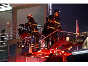 Samsun'da hastanede çıkan yangın hasara neden oldu