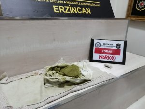 Erzincan'da uyuşturucu ticareti yaptığı iddia edilen zanlı tutuklandı
