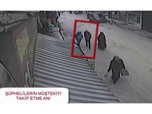 Kapkaç şüphelisi güvenlik kamerasında