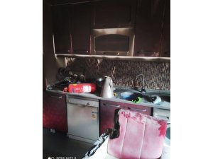 Van’da ev yangını