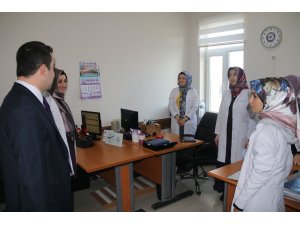 Ulaş Kaymakamı Akköz, ilçe hastanesini denetledi