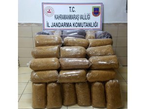 Yol kontrolünde 154 kilo kaçak tütün ele geçirildi