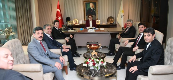 Akşener, 4 ilçe belediye başkanını kabul etti