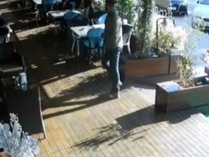 Cinayet anı saniye saniye görüntülendi