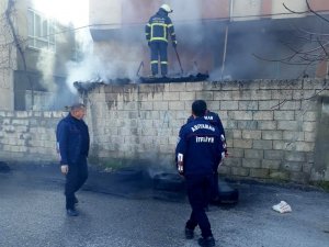 Adıyaman’da odunluk yangını